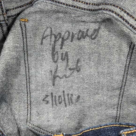 Hudson Moto Jeans Skinny Ankle Zip Pocket Dark Wash Denim Size 27 Y2K Streetwear - Picture 12 of 16